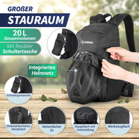 Fahrrad- & Skirucksack 20l
