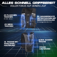 Laufweste 5L - Inkl. 2x 500 & Trinkblase & Reinigungsset