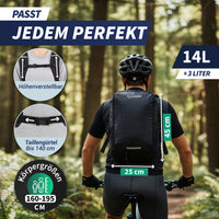 Fahrrad- & Skirucksack 14+3L