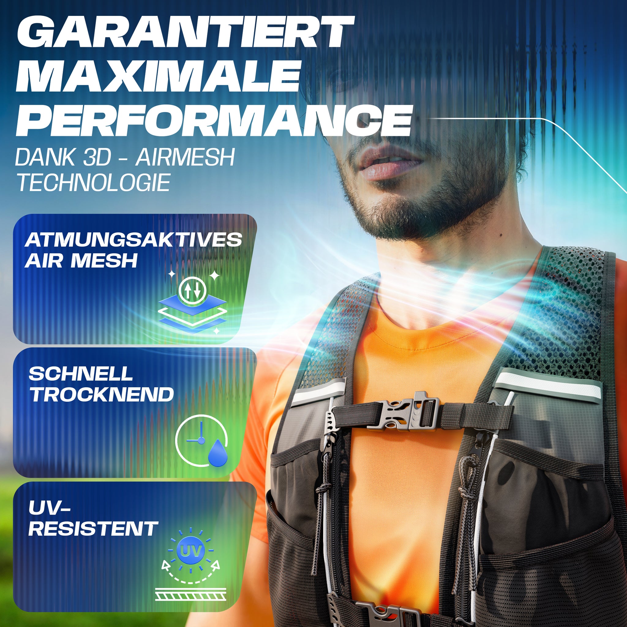 2L Laufweste & Trinkrucksack