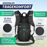 Fahrrad- & Skirucksack 14+3L