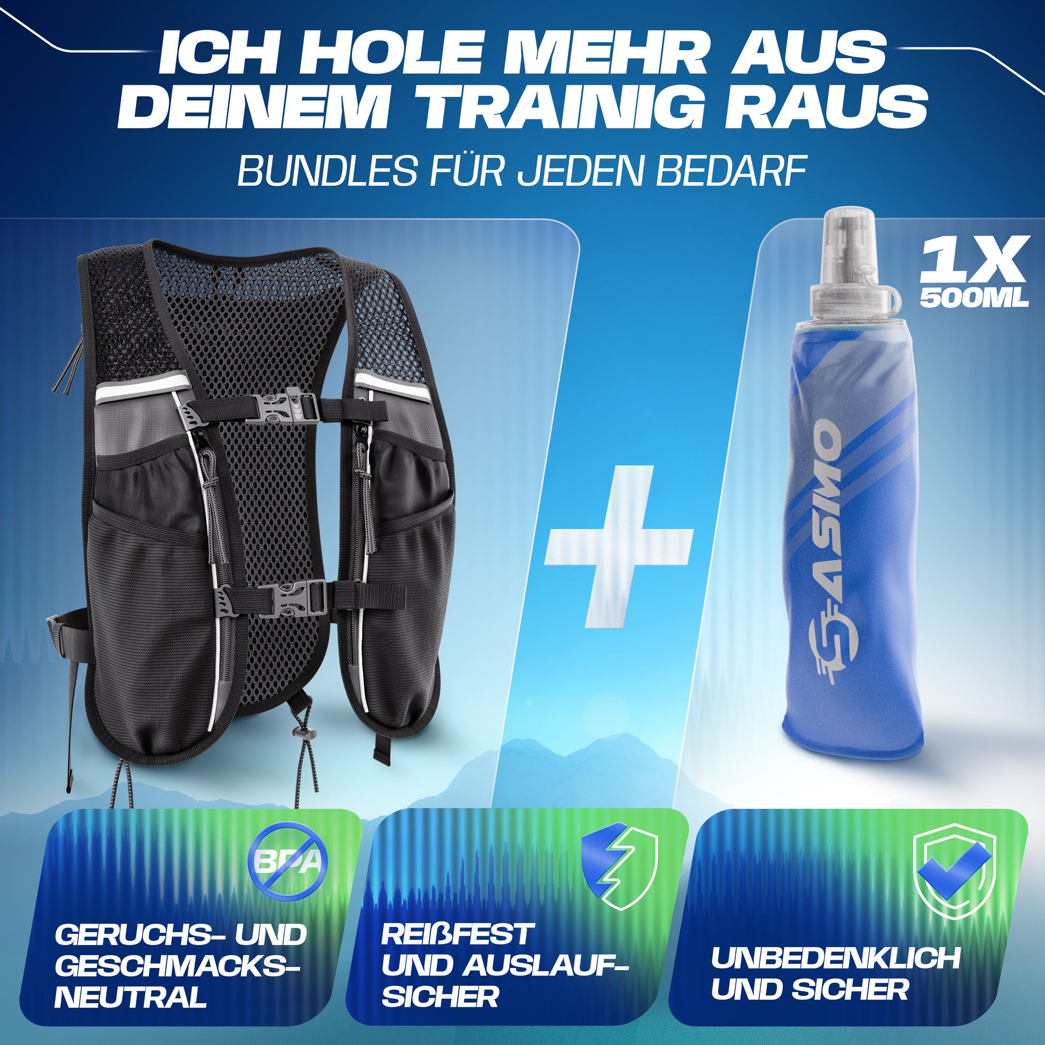 5L Laufweste & Trinkrucksack