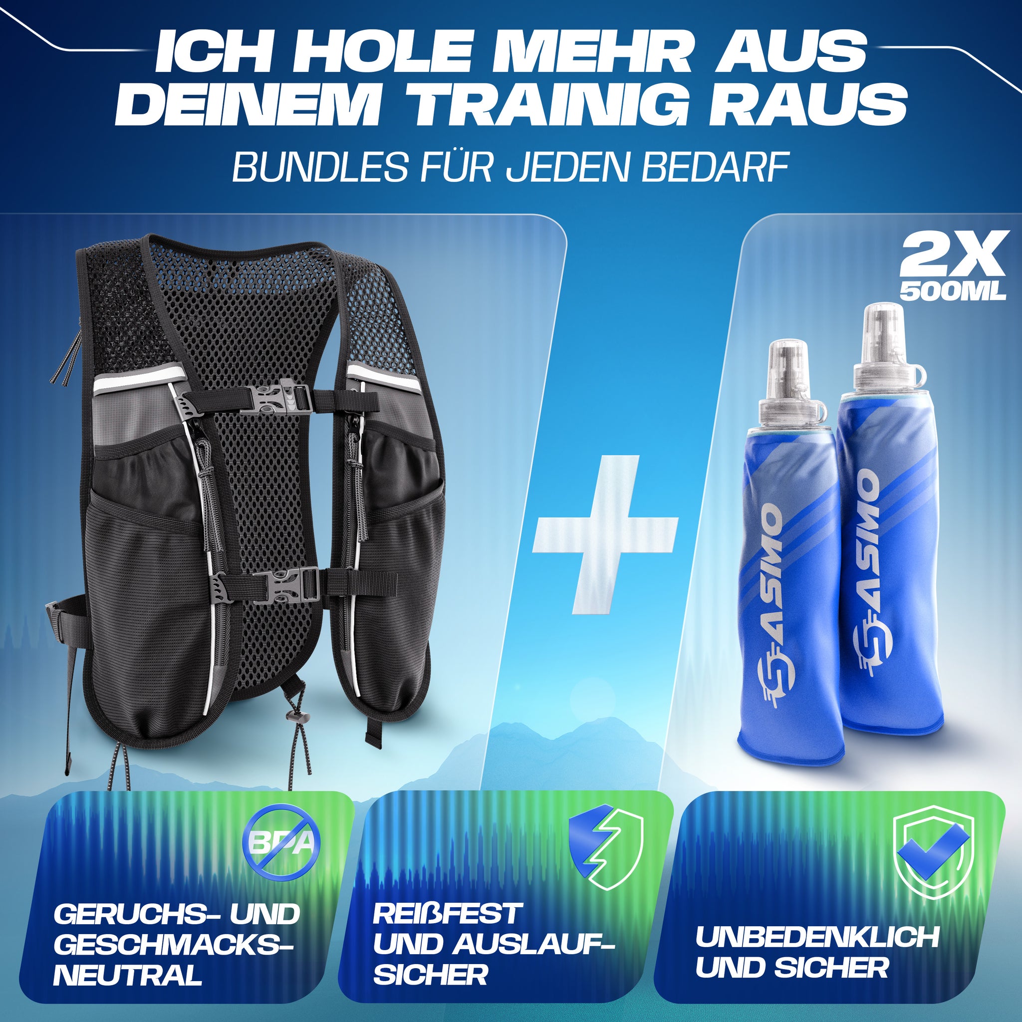 5L Laufweste & Trinkrucksack