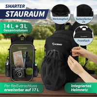 Fahrrad- & Skirucksack 14+3L