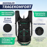 Fahrrad- & Skirucksack 10+3l