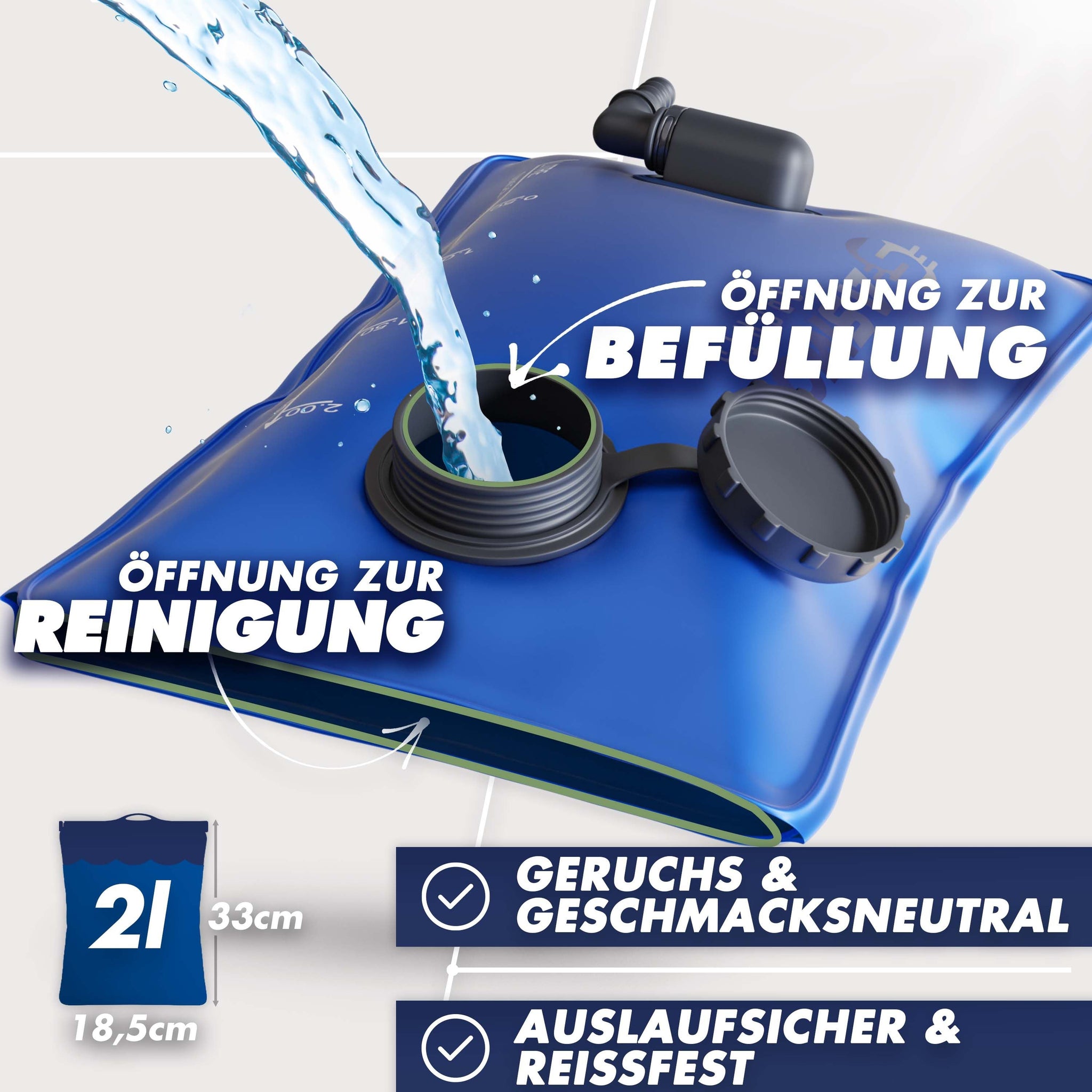 Trinkrucksack mit Trinkblase