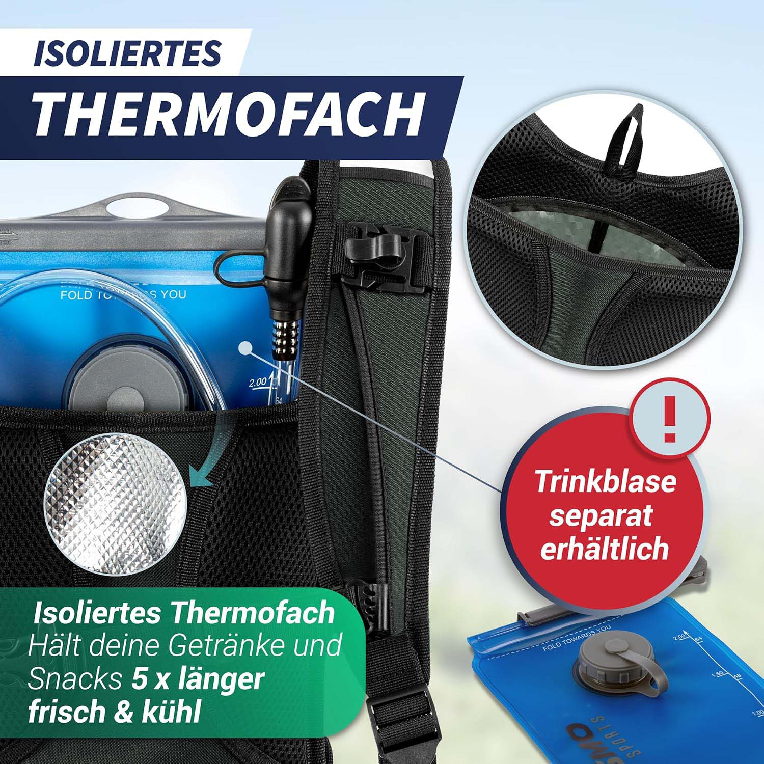 Lauf- & Trinkrucksack