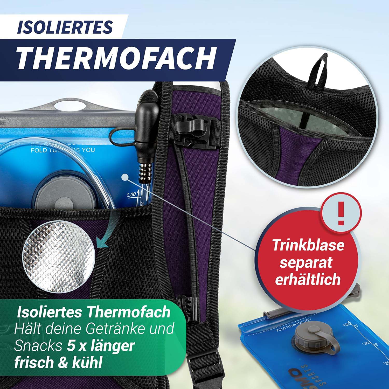 Lauf- & Trinkrucksack