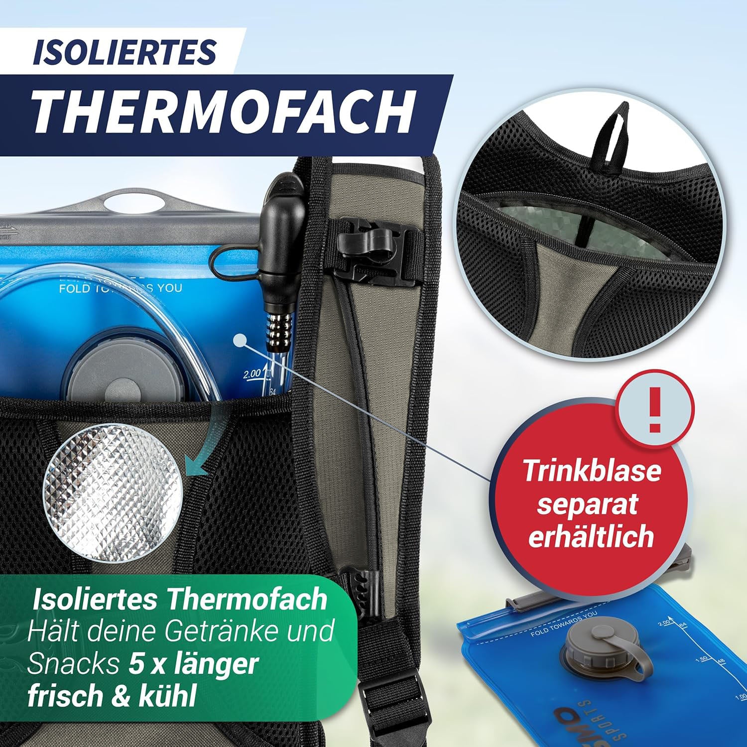 Lauf- & Trinkrucksack