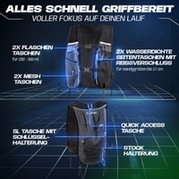 8L Laufweste & Trinkrucksack