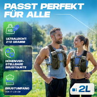 2L Laufweste & Trinkrucksack