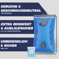 14+3L Fahrrad- & Skirucksack mit Trinkblase