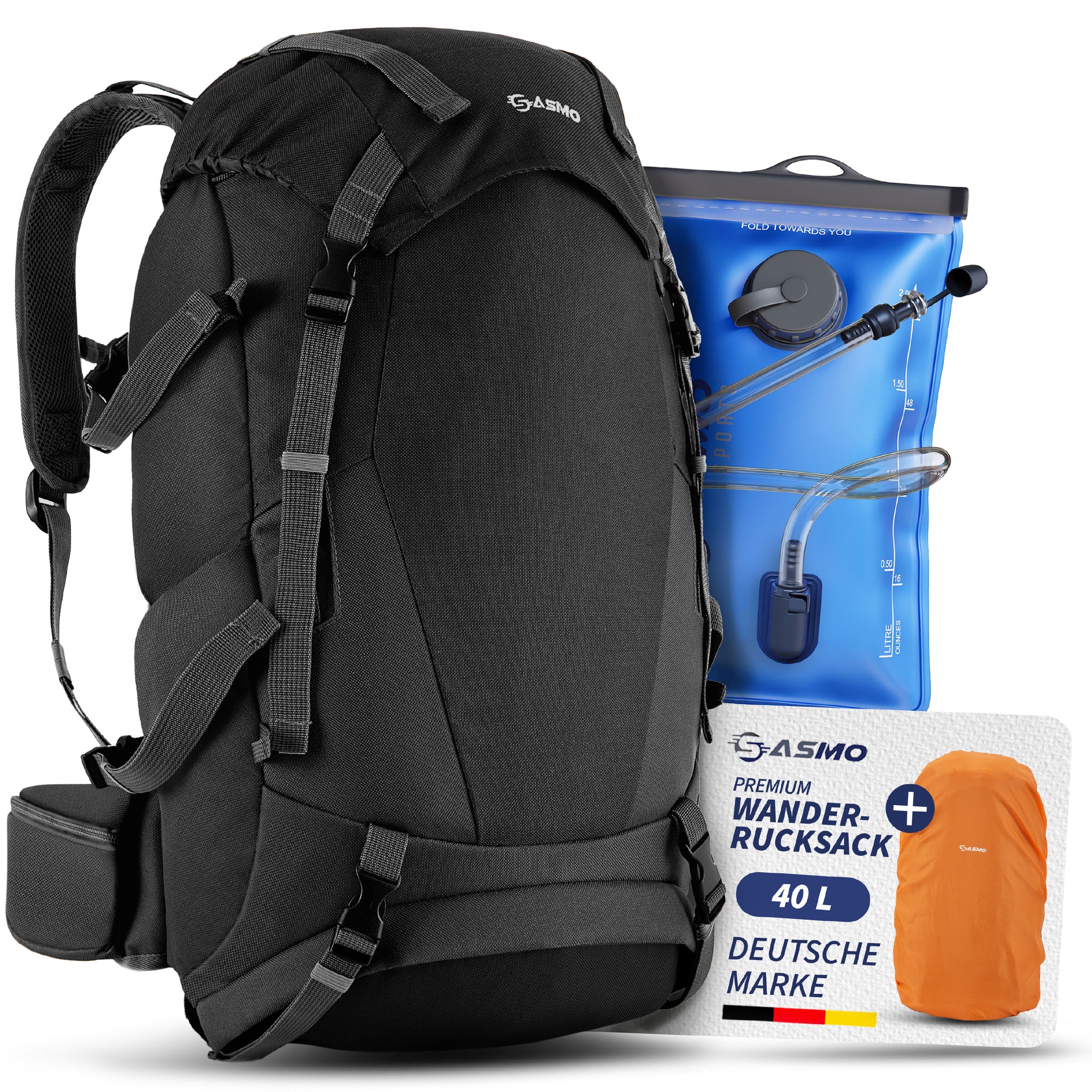 wanderrucksack trekking Wanderrucksack mit Trinkblase – SASMO