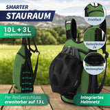 Fahrrad- & Skirucksack 10+3l