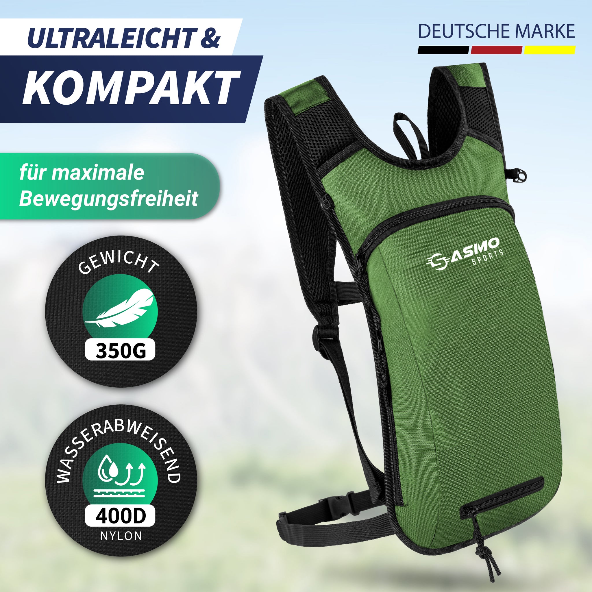 Fahrrad- & Skirucksack 6L
