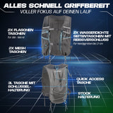 Laufweste 5L - Inkl. 2x 500 & Trinkblase & Reinigungsset