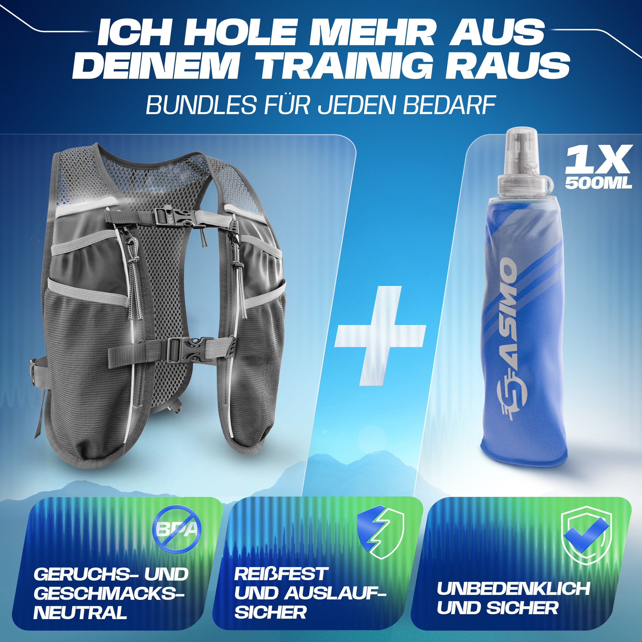 5L Laufweste & Trinkrucksack