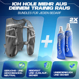 Laufweste 5L - Inkl. 2x 500 & Trinkblase & Reinigungsset