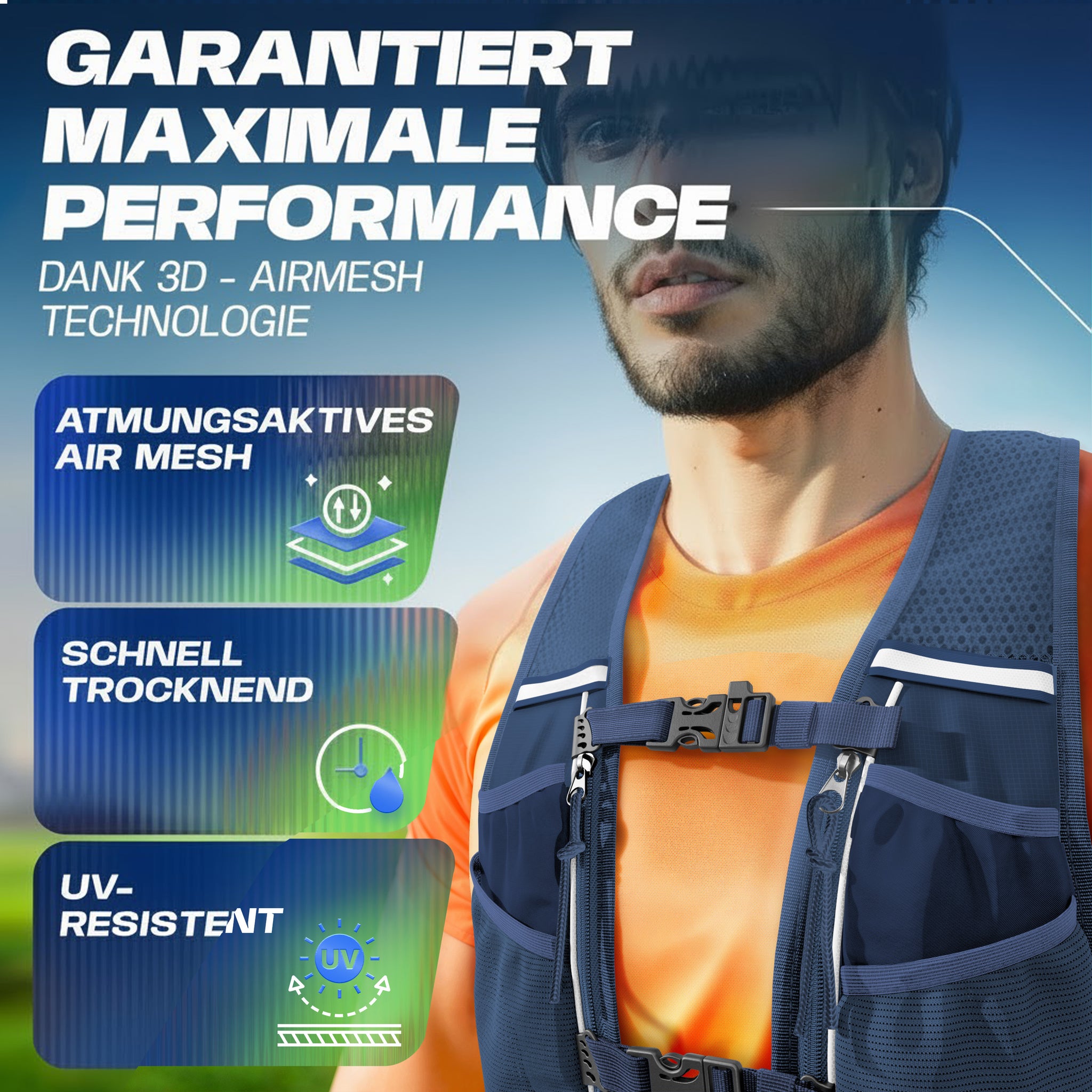 5L Laufweste & Trinkrucksack